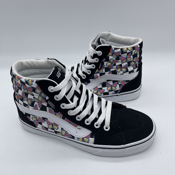 Vans Shoes - Vans Filmore Hi Butterfly Checkerboard Women's Size 7.5 Skate Shoes VN0A5KY6JBW